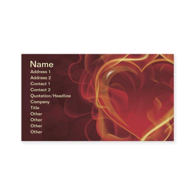FlamingHeart fire dark red love flames heart shape