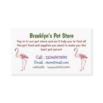Flamingo bird cartoon illustration