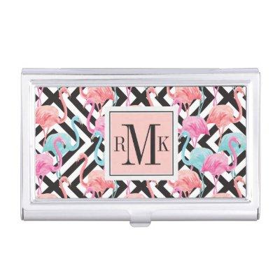 Flamingoes on Bold Design Pattern  Case