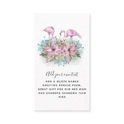 FLAMINGOS Personalized