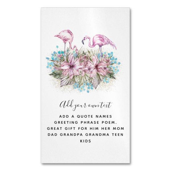 FLAMINGOS Personalized  Magnet
