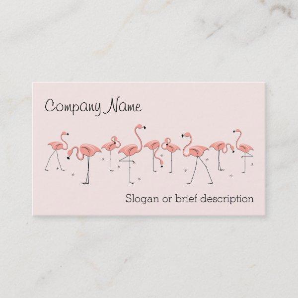 Flamingos Pink Line