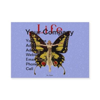 Flapper Butterfly Flying Woman Illustration