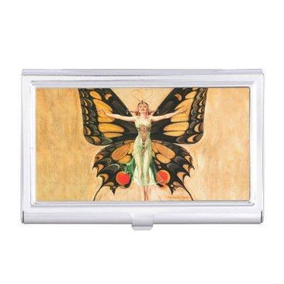 Flapper Butterfly Flying Woman Illustration  Case