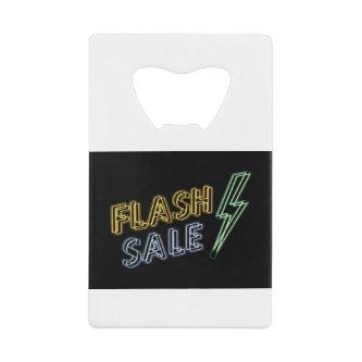 Flash sale credit card bottle opener