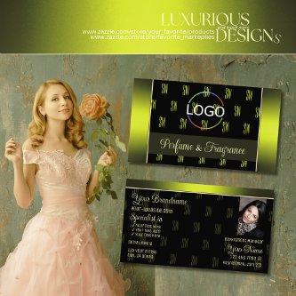Flashy Black Yellow with Logo Photo and Monogram