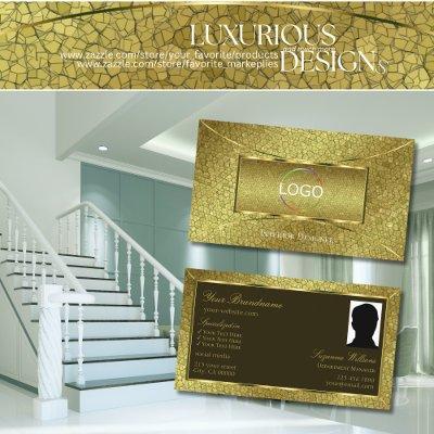 Flashy Golden Snake Gold Decor with Logo and Photo
