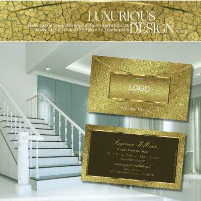 Flashy Golden Snake with Gold Decor and Logo Cool