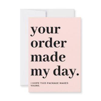 Flat Thank You Card