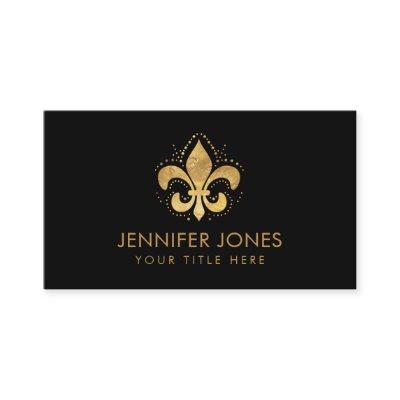 Fleur-de-lis Golden Embossed