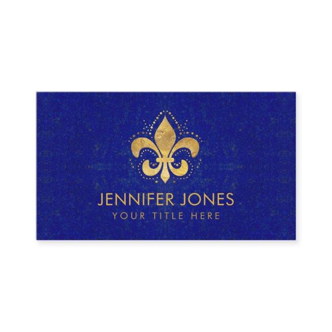 Fleur-de-lis - Lapis Lazuli and Gold