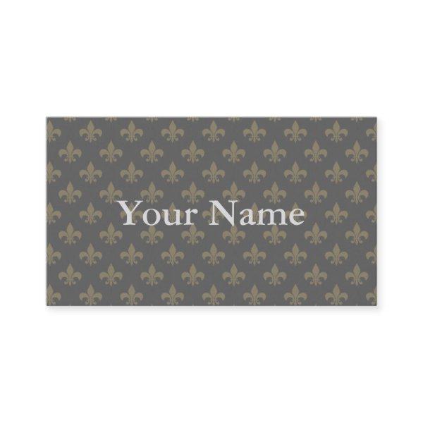 Fleur de lis Pattern + your image or text