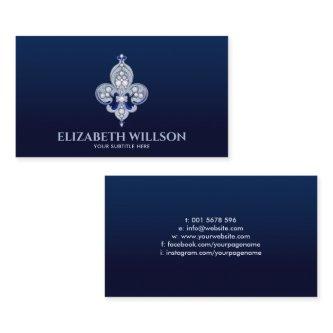 Fleur-de-lis Pearl Ornament