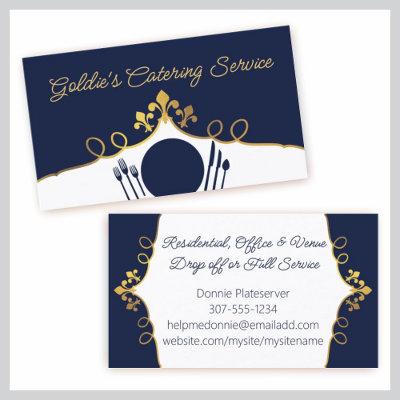 fleur de lis plate setting chef catering culinary