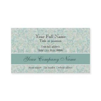 Fleur di Lys Damask Slate Blue