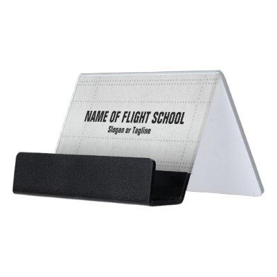 Flight School Or FBO Desk  Holder