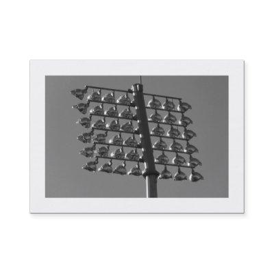 Flood Lights (B&W) (Bordered)