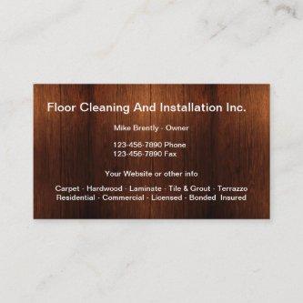 Floor Cleaning And Installation