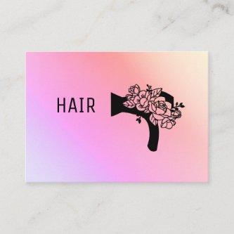 *~* Floral Blow Hair Dryer Flower Ombre Pastel AP6