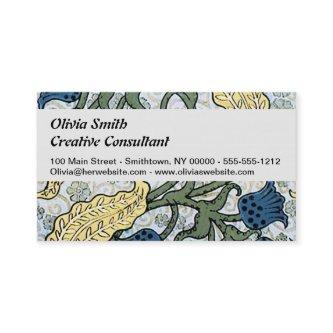Floral Blue Flowers Lily Valley Repeating