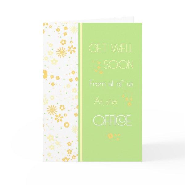 Floral Business Get Well Soon from Group Card