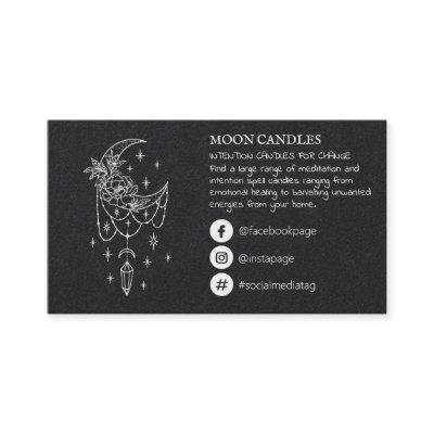 Floral Crustal Moon Candle Spell