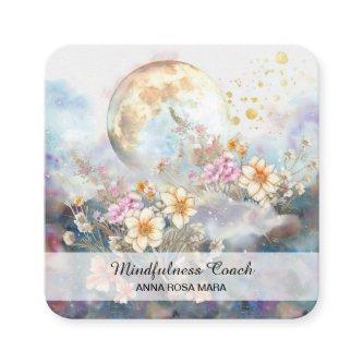*~* Floral Full Moon Flowers Ethereal QR - AP70 Square