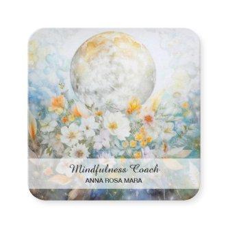 *~* Floral Full Moon Flowers Ethereal QR AP70 Square