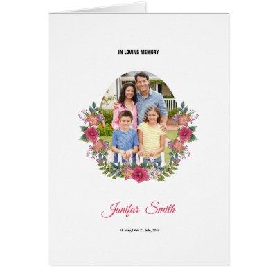 Floral Funeral Template