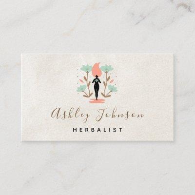 Floral Girl Sand Silhouette Herbalist Social Media