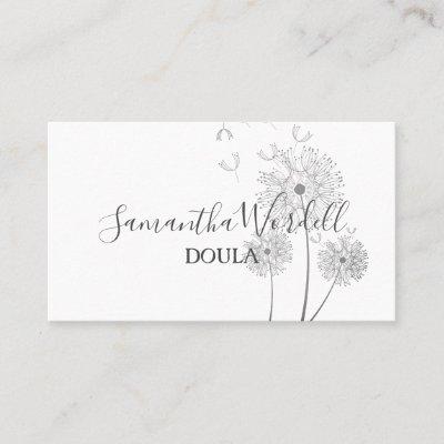 Floral Illustration Birth Doula Or Midwife