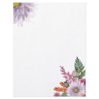 Floral Letterhead
