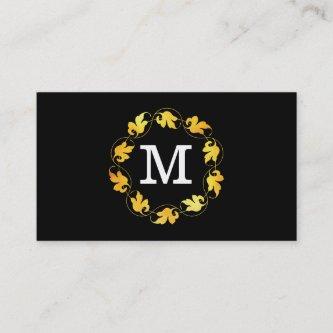 Floral Monogram / Variation | Lux (gold)