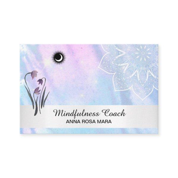 *~* Floral Pastel Moon Mandala Foil