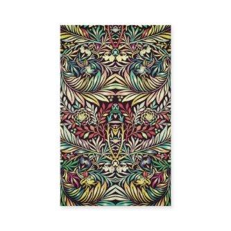 Floral Pattern in Retro Colors, Antique Style Vect