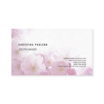 Floral Plain Professional Minimalist Feminine