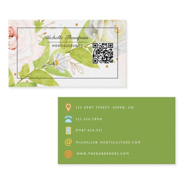 Floral QR Code