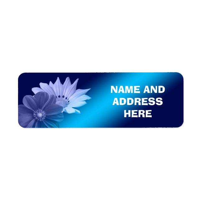 FLORAL RETURN ADDRESS LABELS