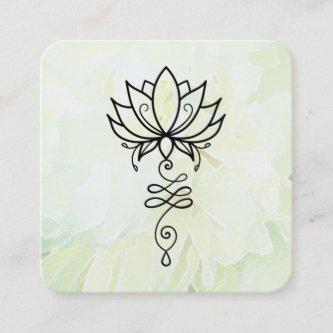 *~* Floral Sacred Geometry Nirvana Yoga Peony  Square