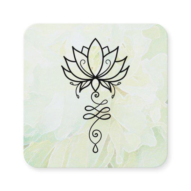 *~* Floral Sacred Geometry Nirvana Yoga Peony Square