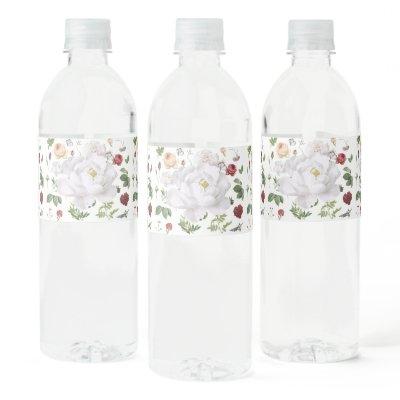 Floral Shops Near Me  Water Bottle Label