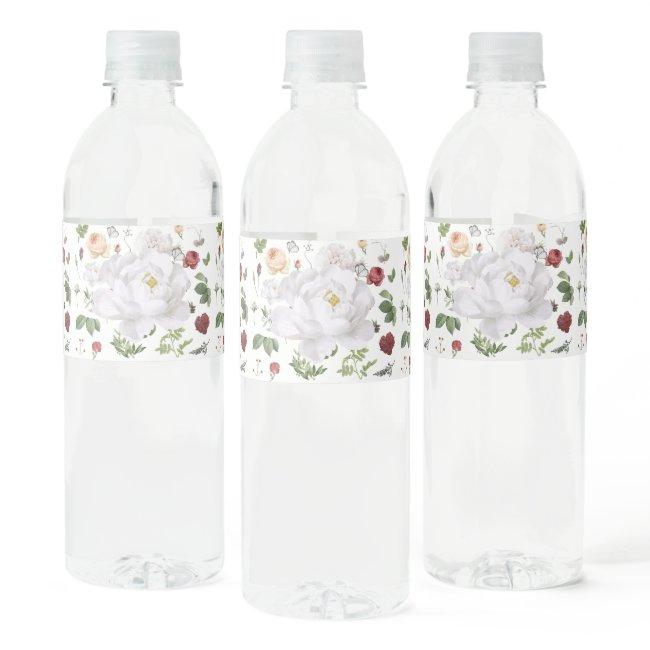 Floral Shops Near Me Water Bottle Label