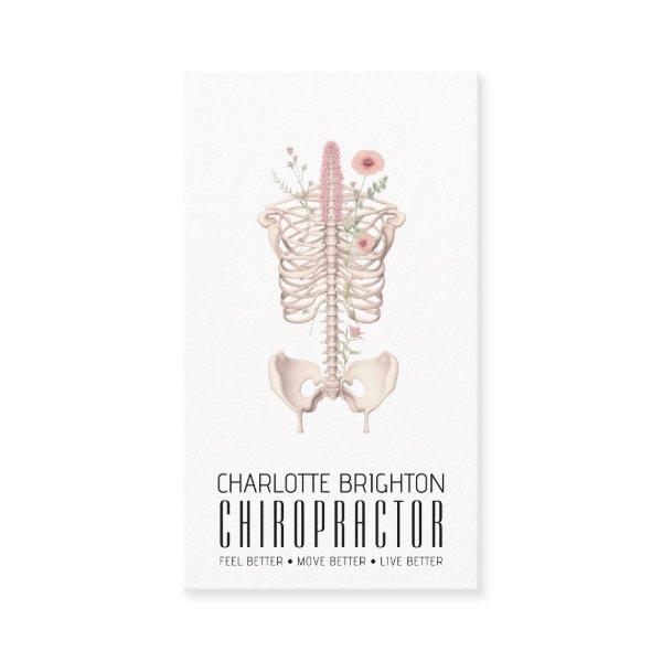 Floral Skeleton Chiropractor Appointment &