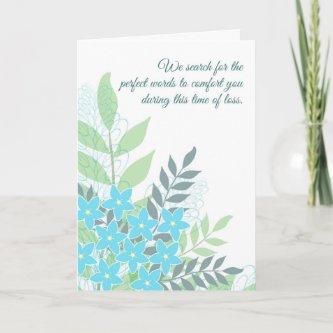 Floral Sympathy from Group Business or Personal Card