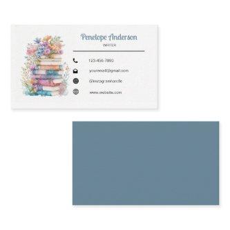 Floral Watercolor Book Writer