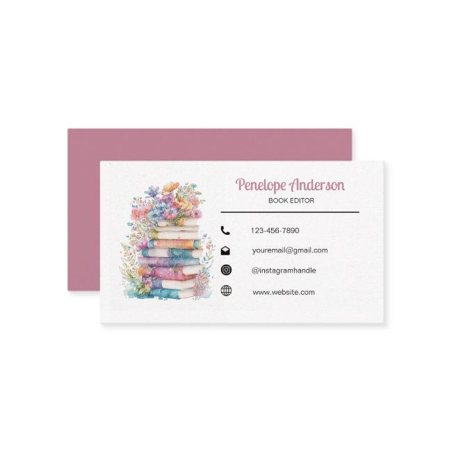 Floral Watercolor Books