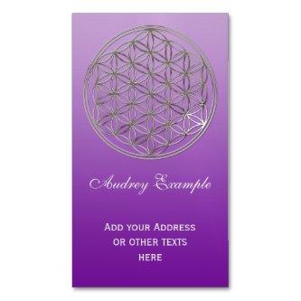 Flower Of Life / Blume des Lebens - silver Magnetic