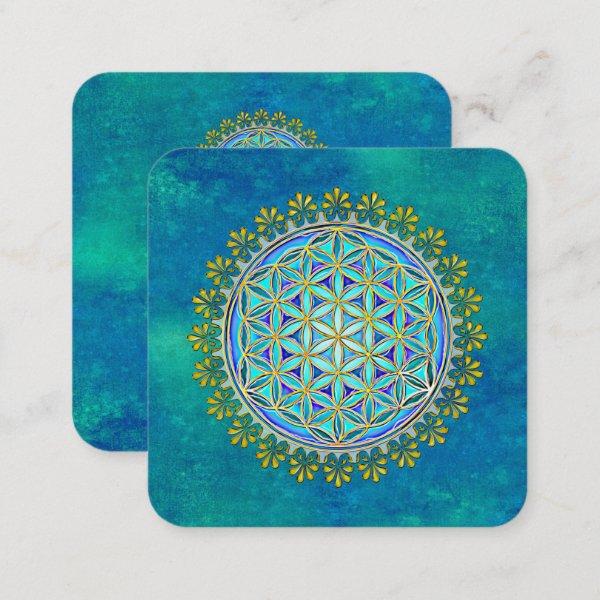 Flower Of Life - Vintage Blossom Ornaments 1 Square