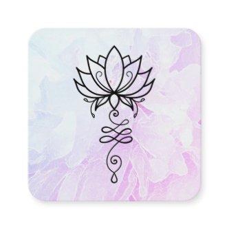 *~* Flower Sacred Geometry Nirvana Yoga Peony   Square