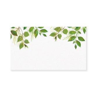 Flower Shop | Florist Blank Foliage Message